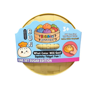 Mini Dumpling Squishy Set (4 Pack) – Glitter Mystery Sensory Fidget Toys for Stress Relief, Anxiety & Focus | Cute Kawaii Dumpling Squishies
