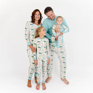 Coastal Christmas Bamboo Relaxed Lounge Pajama Pants