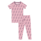 Kickee Pants Print Short Sleeve Pajama Set: Cake Pop Ugly Ducklings