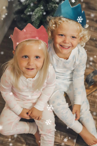 Blue Snowflakes Pajamas