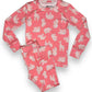 Bamboo Two Piece Pajama Set in Animal Crackers