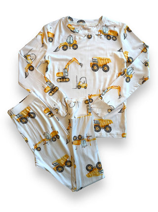 Bamboo Two Piece Pajama Set in Construction