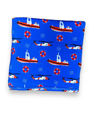 Bamboo Swaddle in Coast Guard