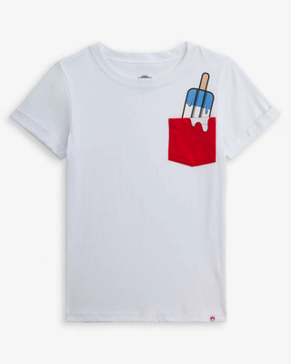 Popsicle White Day Trip Tee – Boys 100% Cotton Summer Graphic T-Shirt