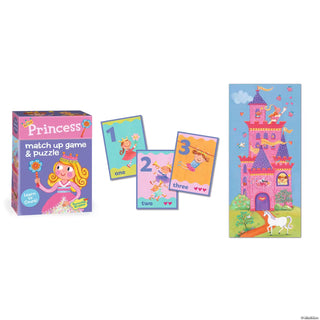 Princess Match Up Game by Peaceable Kingdom | Princess Matching Game, Color & Number Learning Puzzle for Toddlers Ages 2+