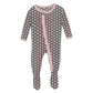 Kickee Pants Print Classic Ruffle Footie with Snaps: Pewter Sparkle