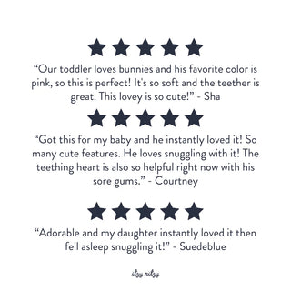 Itzy Lovey™ Plush and Teether Toy | Teddy the Bear