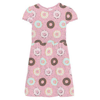 Flutter Sleeve Twirl Dress with Pockets in Cake Pop Donuts & Sprinkles