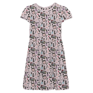 Flutter Sleeve Twirl Dress with Pockets in Mama's Makeup