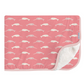Kickee Pants Print Sherpa-Lined Throw Blanket: Strawberry Narwhal