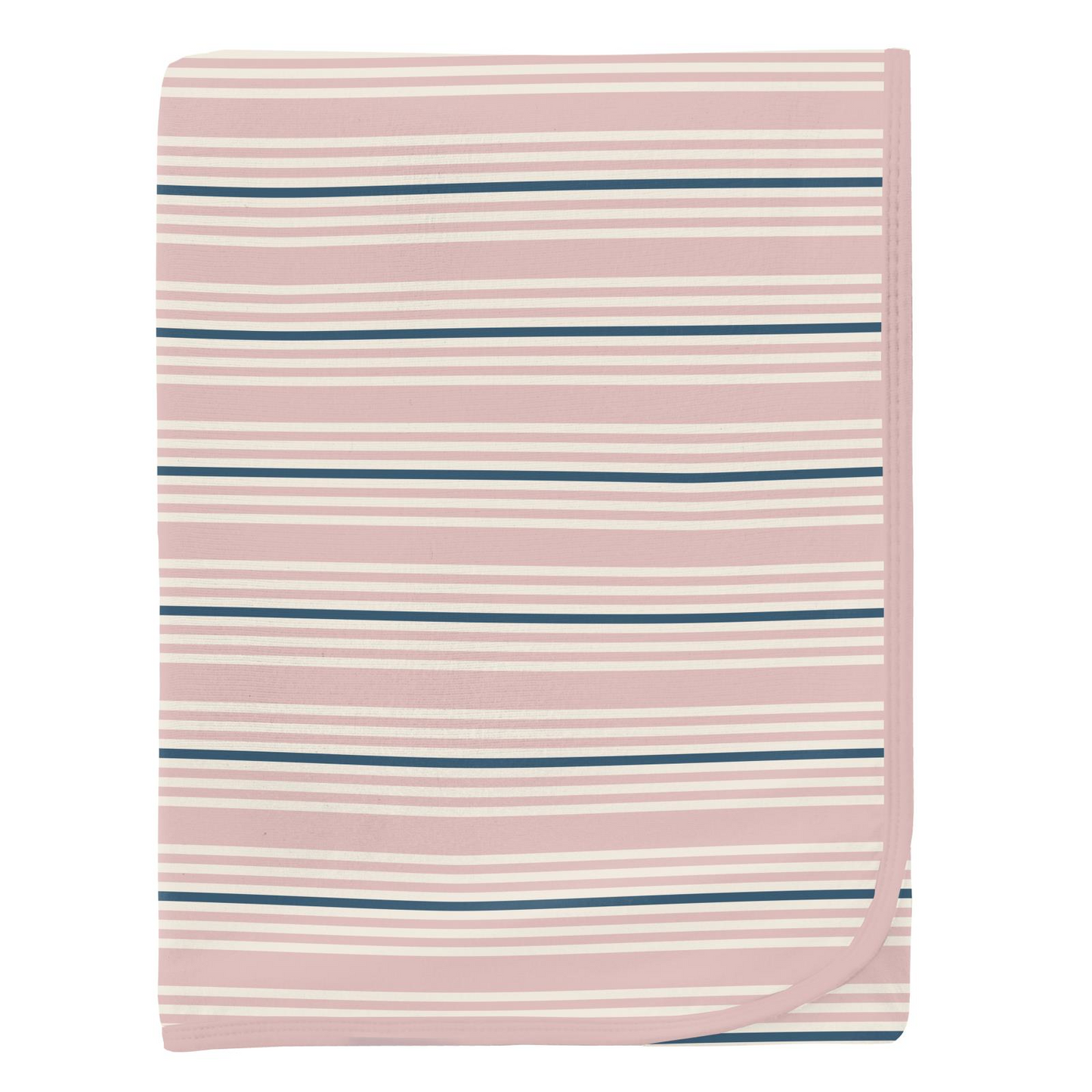 Kickee Pants Print Swaddling Blanket: Flotsam Stripe