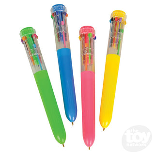 10-Color Shuttle Pen – Multicolor Pen for Kids