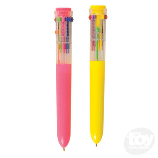 10-Color Shuttle Pen – Multicolor Pen for Kids