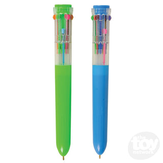 10-Color Shuttle Pen – Multicolor Pen for Kids