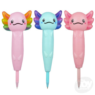 Squish Axolotl Pen – Slow-Rising Squishy Fidget Pen