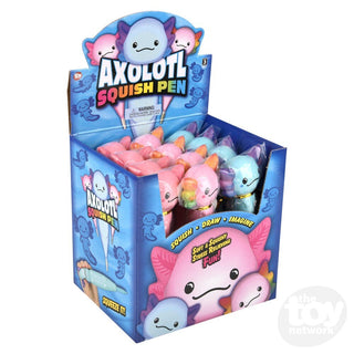 Squish Axolotl Pen – Slow-Rising Squishy Fidget Pen