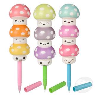 Squish Mushroom Pen – Squishy Fidget Pen for Kids & Adults