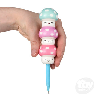 Squish Mushroom Pen – Squishy Fidget Pen for Kids & Adults