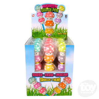 Squish Mushroom Pen – Squishy Fidget Pen for Kids & Adults