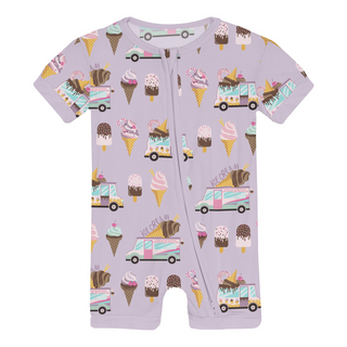 Print Shorty Sleeper with Zipper Thistle Ice Cream Truck