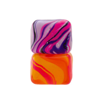 NeeDoh Nice Cube Swirl – Marbled Sensory Squish Fidget Toy