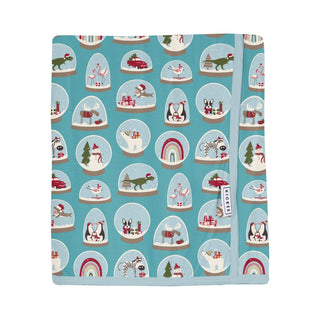 Swaddle Perfect Blanket in Glacier Snow Globes