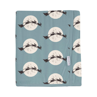Swaddle Perfect Blanket in Stormy Sea Santa's Sleigh