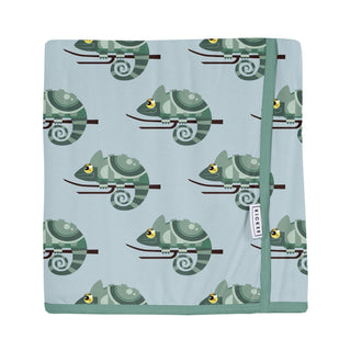 Swaddle Perfect Blanket in Spring Sky Chameleon
