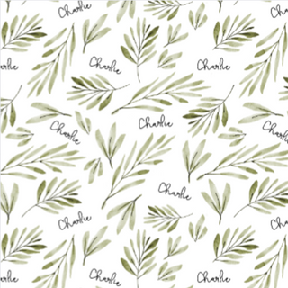 Sugar + Maple Plush Minky Fleece Personalized Blanket | Olive Branch