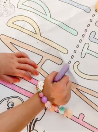 Easter Coloring Tablecloth