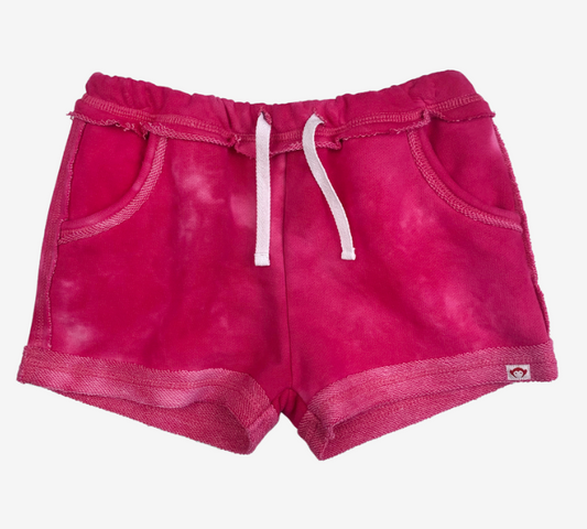 Majorca Shorts in Fuchsia Marble