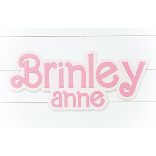 Sugar + Maple Bubble Wood Sign | Doll