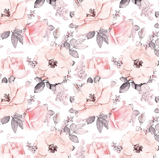 Sugar + Maple Personalized Bib | Wallpaper Floral