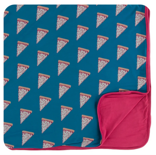 Print Toddler Blanket Seaport Pizza Slices