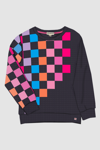 Ruby Sweatshirt in Checkerboard