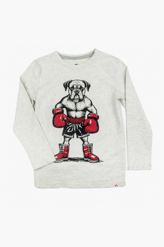 Graphic Long Sleeve Tee - The Boxer