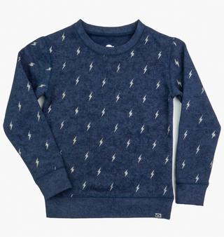 Revel Crewneck Washed Navy