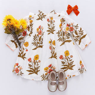 Girls Jaipur Dress Harvest Poppy