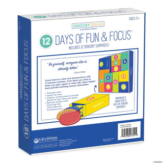 Sensory Genius 12 Days of Fun & Focus Fidget Toy Advent Calendar