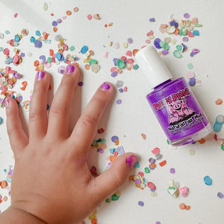 Let's Jam - Bright Purple Glitter Nail Polish