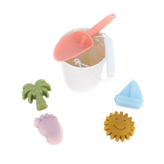 Silicone Beach Bucket Toy Play Set