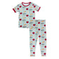 Kickee Pants Print Pajama Set: Spring Sky First Day of School
