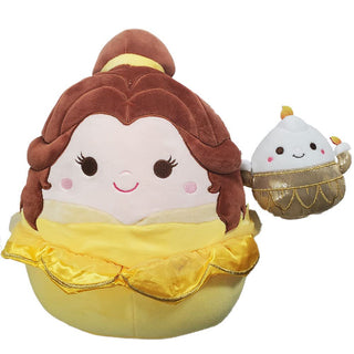 Disney Beauty and the Beast Belle 12" with Lumiere 4" Plush 2-Pack