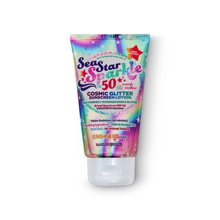 Sea Star Sparkle - Cosmic Glitter - SPF 50 - Biodegradable Glitter Sunscreen