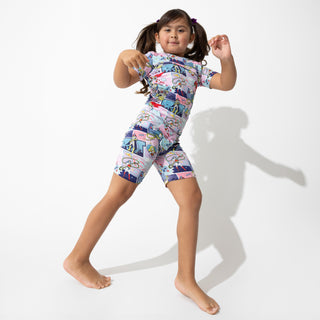 Justice League Heroines Kids Bamboo Short Set