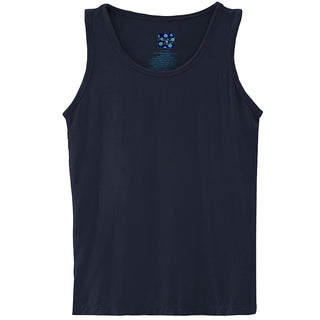 Solid Tailored Fit Tank in Midnight