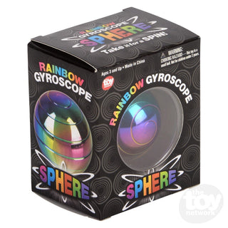 Rainbow Gyroscope Sphere 1.5"