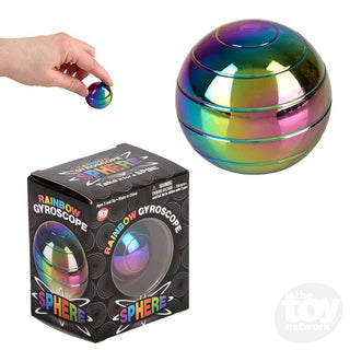 Rainbow Gyroscope Sphere 1.5"