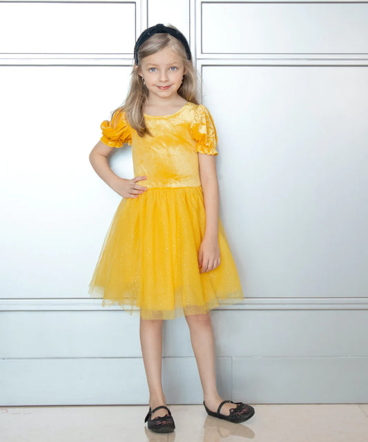PREORDER Joy by Teresita Orillac: The Sofi Dress Yellow
