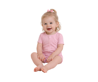 Bamboo Romper in In The Pink